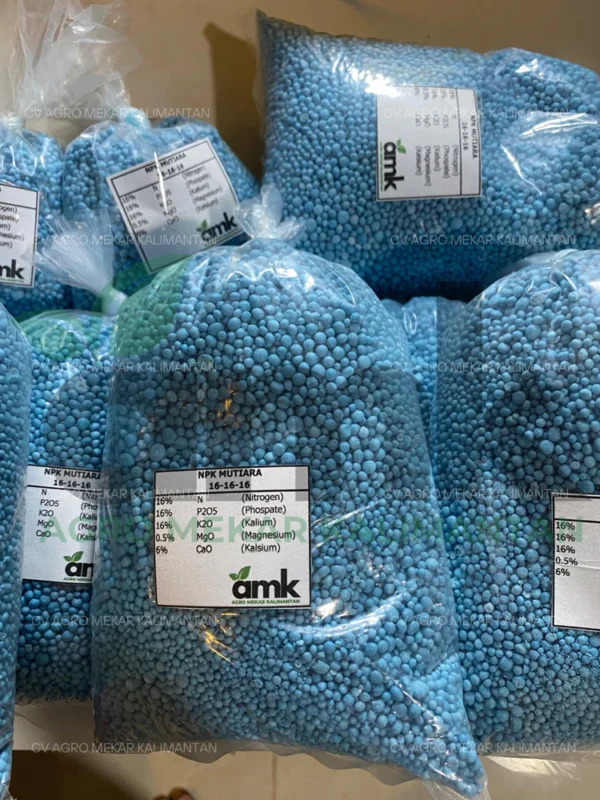 Mutiara Pupuk NPK 16 16 16 Original Kemasan Repack 1 KG (PACKING ULANG)