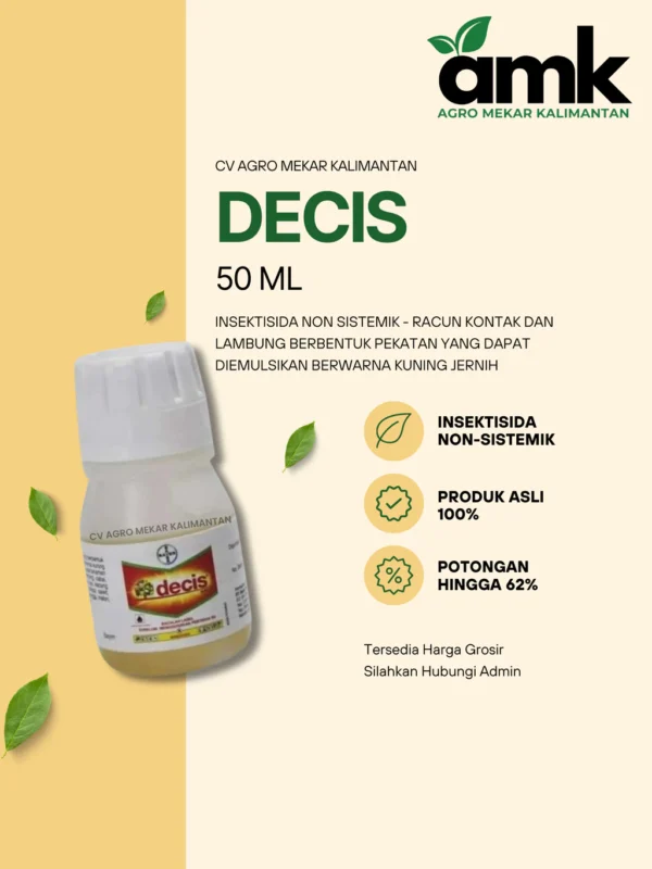 Decis Insektisida Pembasmi Ulat Hama dan Belalang Terlaris dan Efektif 50 mL