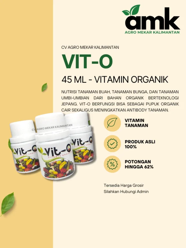 Vit-O Vitamin Tanaman Super 45 mL Pupuk Organik Original
