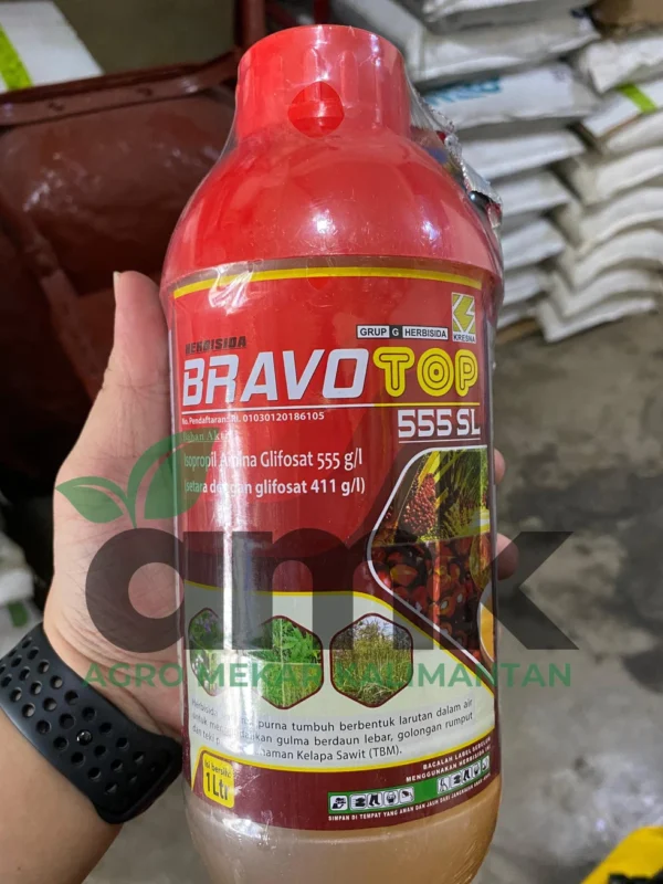 Bravo Top Herbisida Sistemik Pembasmi Rumput Liar 555SL 1 Liter