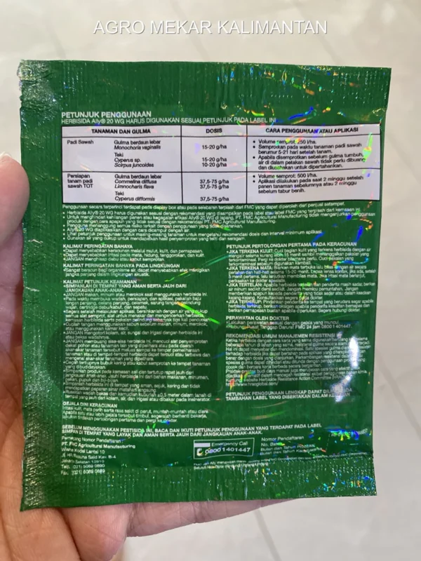 Ally Herbisida Kemasan Untuk Mengendalikan Gulma Berdaun Lebar 5 gr