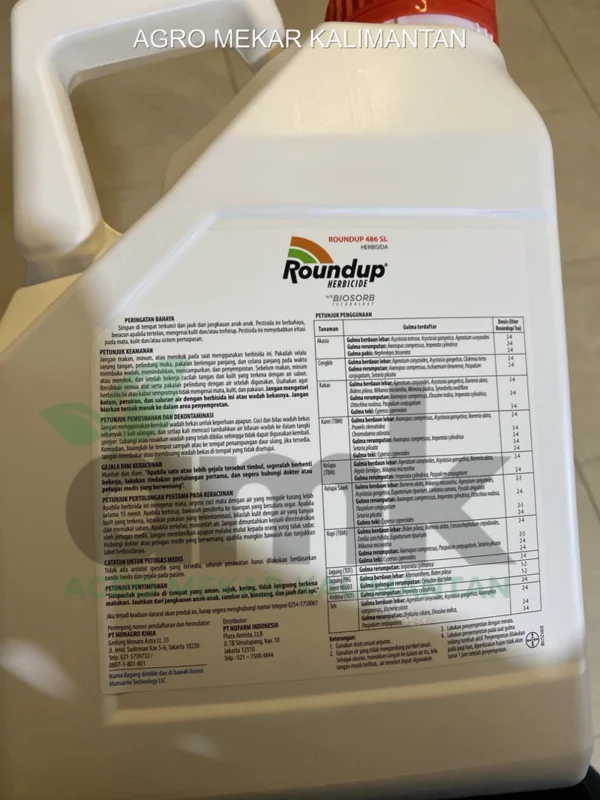 Roundup Pembasmi Rumput Liar Sangat Efektif 4 Liter
