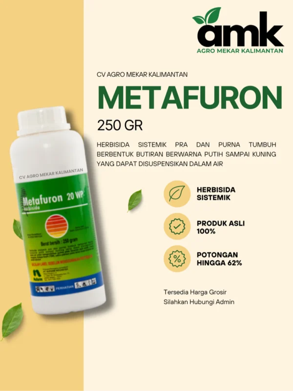 Metafuron Herbisida Untuk Gulma Sawit atau Padi Efektif 250 gr