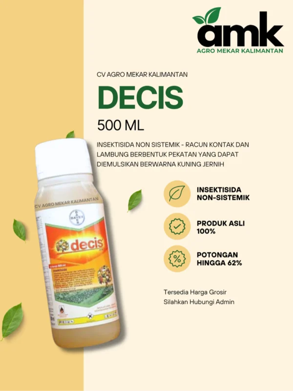 Decis Insektisida Pembasmi Ulat Hama dan Belalang Terlaris dan Efektif 500 mL