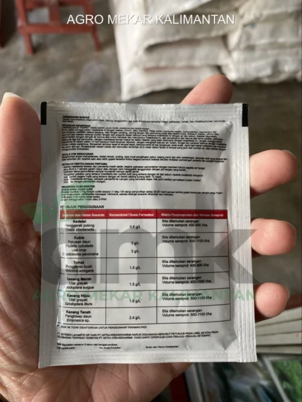 Lannate 25WP Insektisida Pengendali Hama Ulat Grayak Bawang Merah 15gr