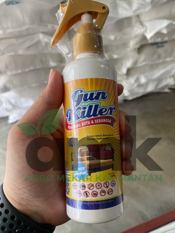Gun Killer Pembasmi Kutu Kasur Spray, Anti Kutu Sofa, Serangga, Pembasmi Kutu Kasur 250 mL