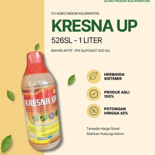 Kresna Up 520SL Herbisida Sistemik Mengendalikan Gulma Berdaun Lebar dan Sempit 1 Liter