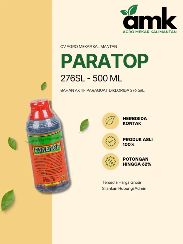 Paratop 276 SL Herbisida Kontak Pembasmi Gulma Rumput 500 mL ORIGINAL