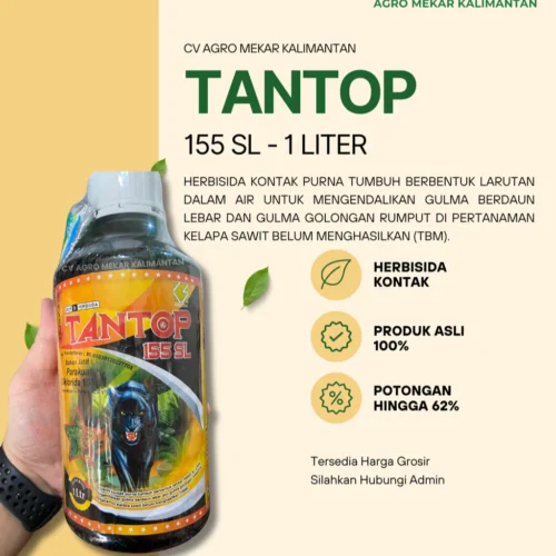 Tantop 155SL Herbisida Kontak Mengendalikan Gulma 1 Liter