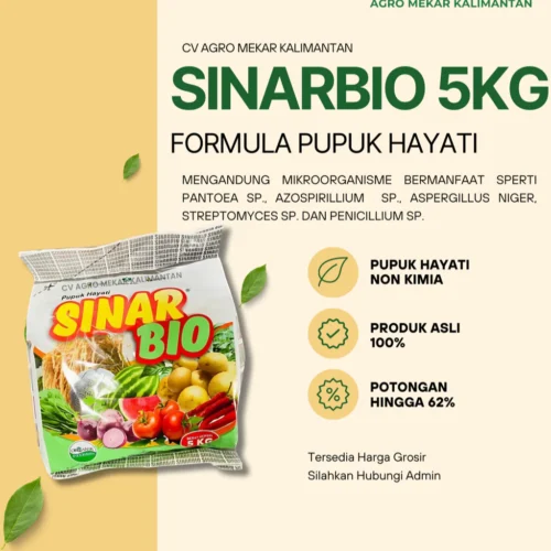 Sinar Bio Pupuk Hayati Penghemat Pupuk 5 KG ORIGINAL