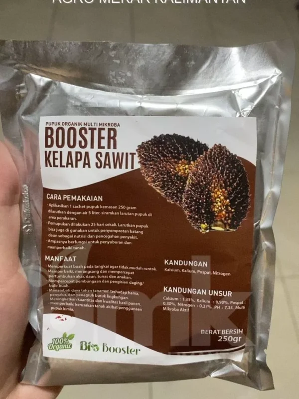 Pupuk Organik Booster Kelapa Sawit 250gr Pelebat Pembesar Kelapa Sawit Anti Trek