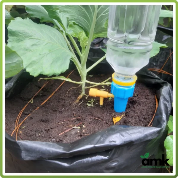 Purie Garden Drip Tetes Tutup Botol Spike Irigasi Penyiram Tanaman Otomatis PG BGR