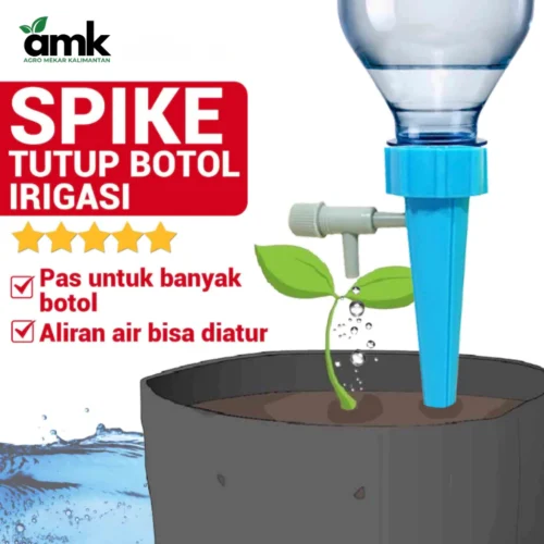 Purie Garden Drip Tetes Tutup Botol Spike Irigasi Penyiram Tanaman Otomatis PG BGR