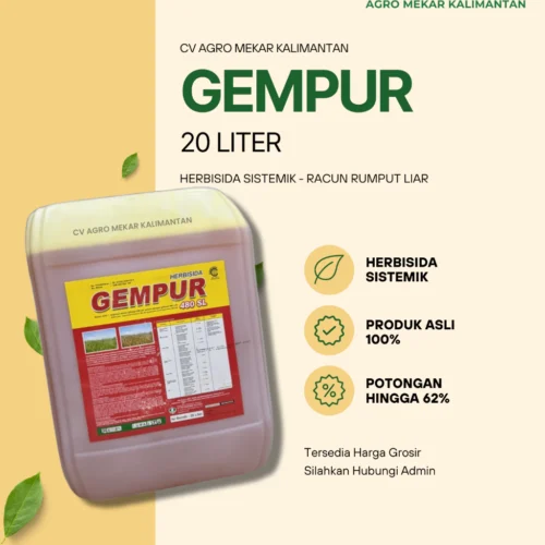 Gempur Racun Rumput Liar Terlaris (Herbisida Sistemik) 20 Liter