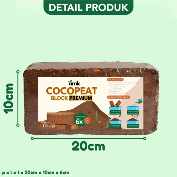 COCOPEAT Agro Mekar Media Tanam Coco Peat Mengembang 6x Dari Ukuran Semula EFEKTIF EFISIEN dan MURAH