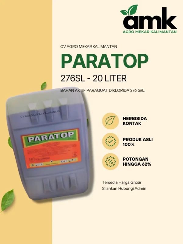 Paratop 276 SL Herbisida Kontak Pembasmi Gulma Rumput 20 Liter ORIGINAL