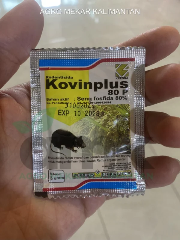 Kovinplus Racun Tikus Bubuk Ampuh Basmi Tikus 15 gr Original